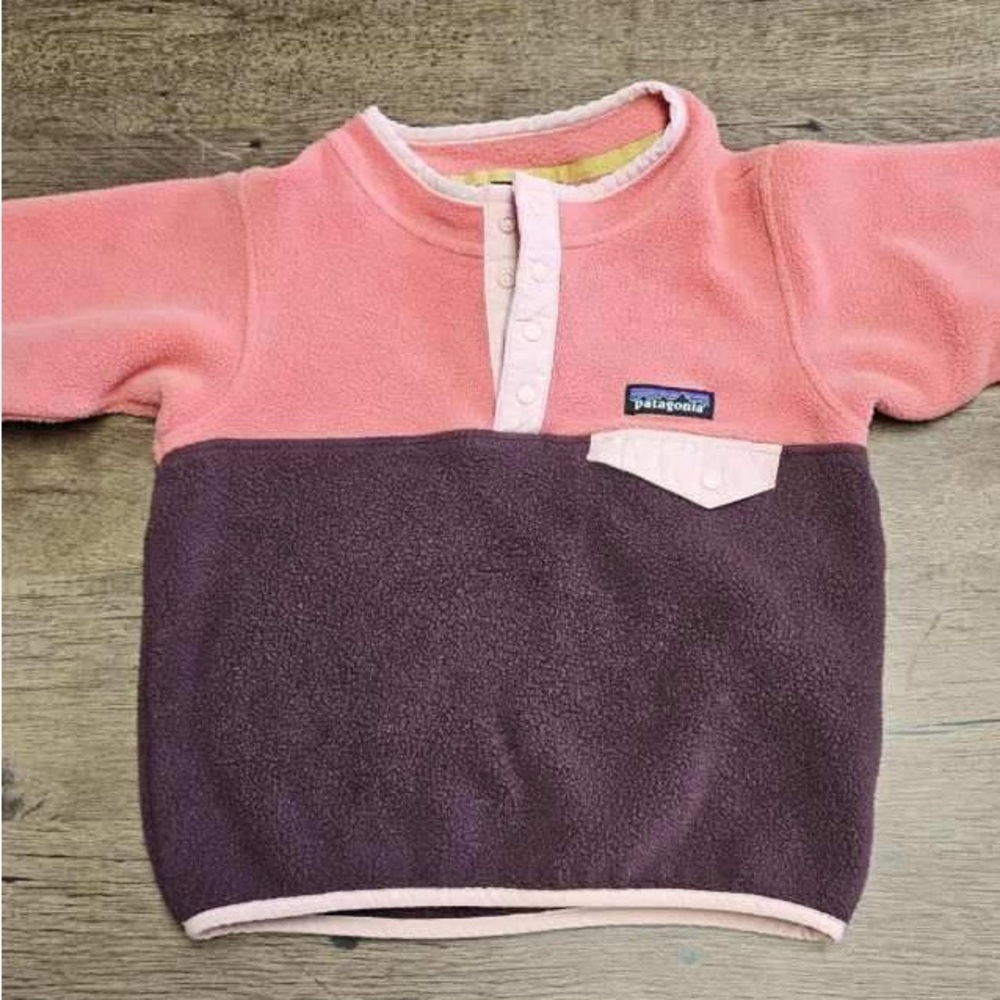 Patagonia Kids 4T Jacket- Burgundy/Coral